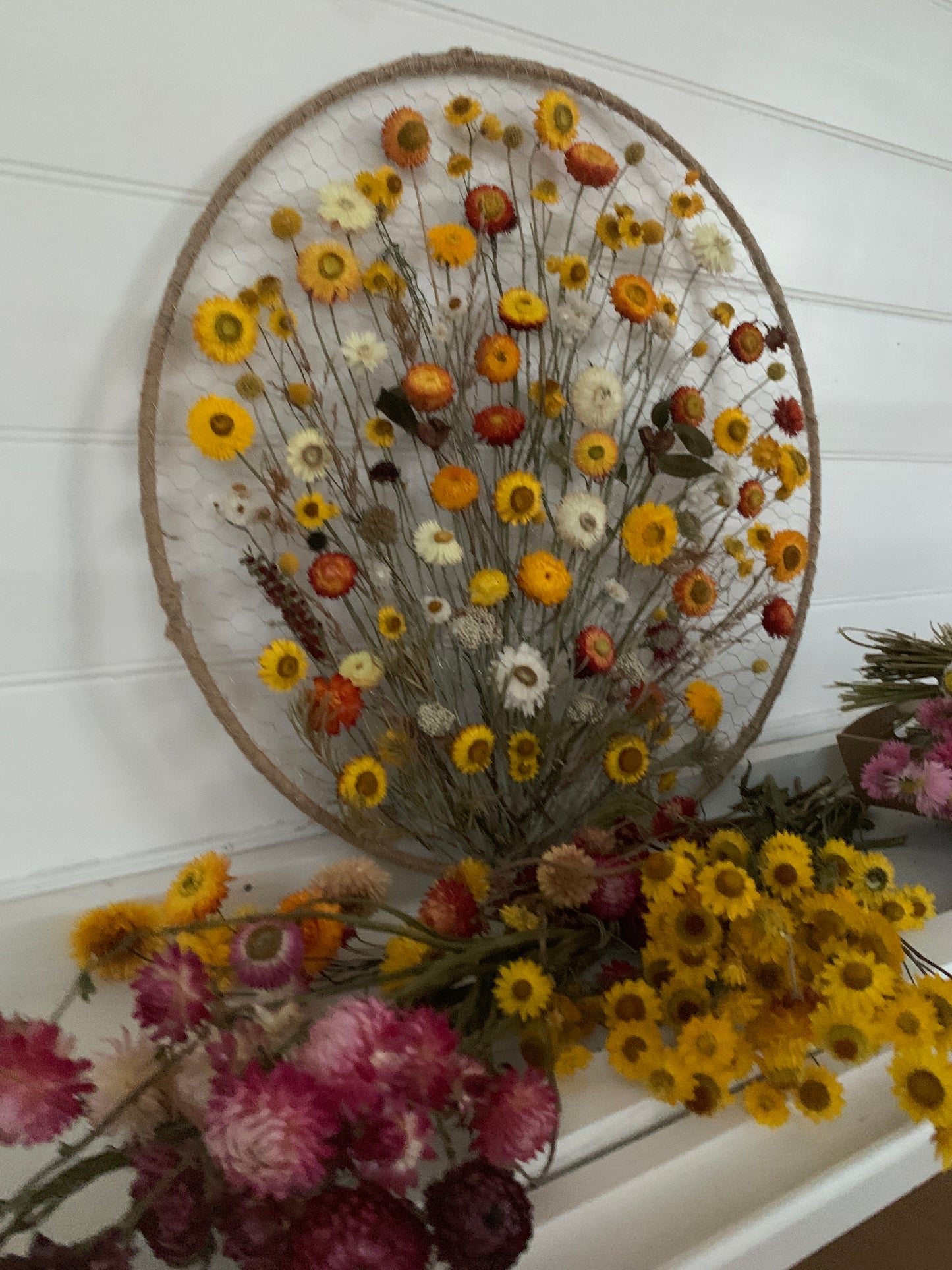 Dried Flower Panels  - Custom Made